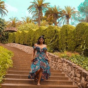 Vacation high low dress